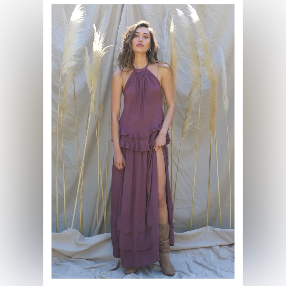 NWT Jen's Pirate Booty Elysee Maxi Dress Size Small Jibarita Natural Color